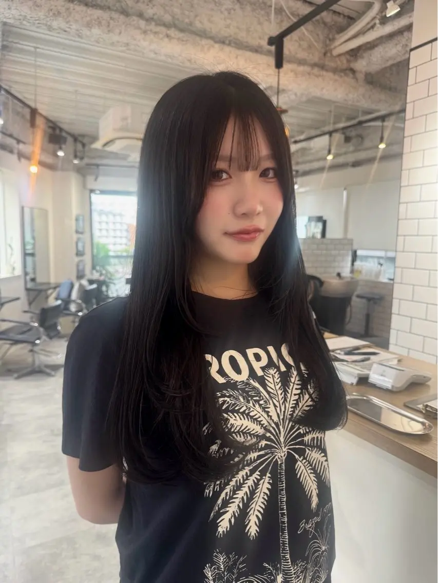 カラー ヘアカラー MEI 🪽🩵のヘアスタイル