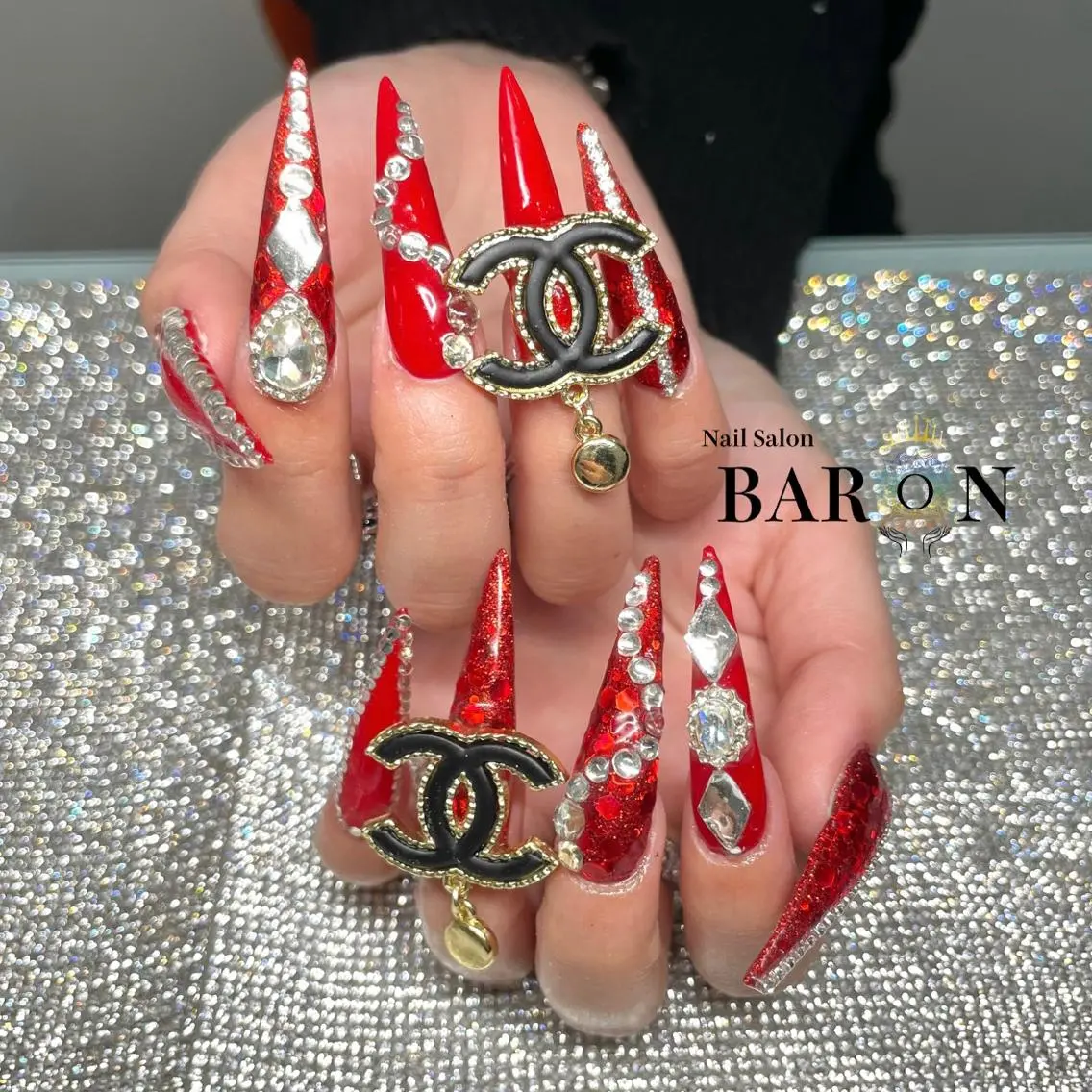ネイル ハンドネイル ♛︎BARON♛︎ RIKAのネイルデザイン