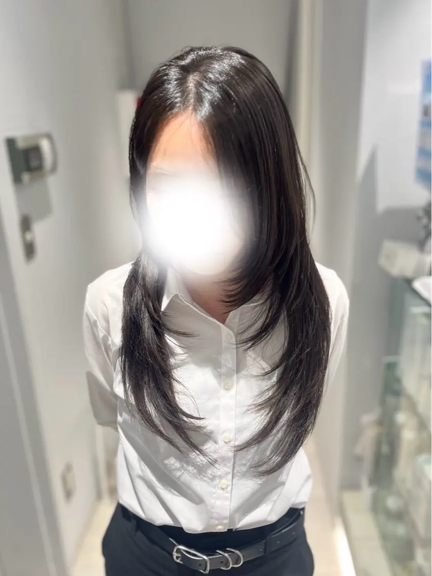 ロング 無料カットモデル 指名率No.1✅ユナのヘアスタイル