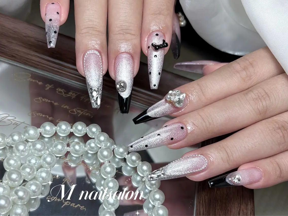 ネイル ハンドネイル M🌷nail 長さだし専門店のネイルデザイン