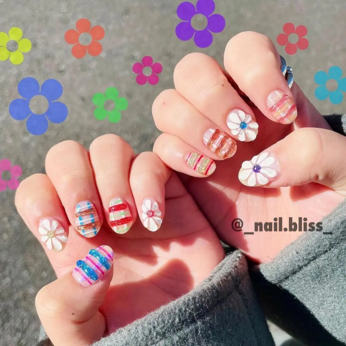 ネイル クリアネイル ハンドネイル NAIL BLISSのネイルデザイン