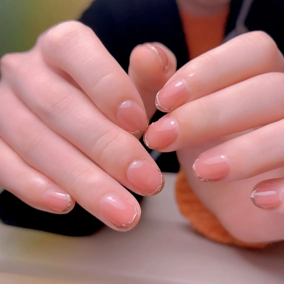 ネイル ミラーネイル ワンカラーネイル ハンドネイル 【長さ出し】 IRIS NAILのネイルデザイン