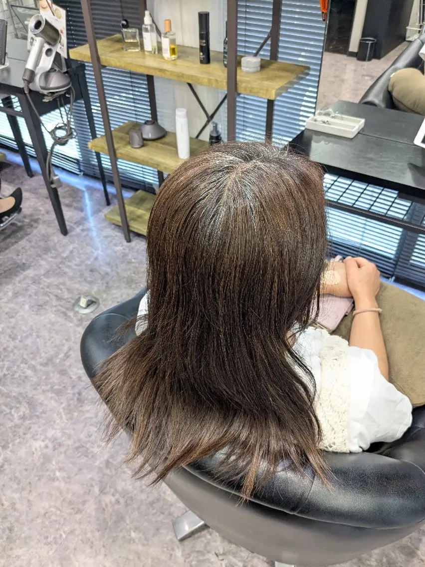 カラー 多田 遥香のヘアスタイル