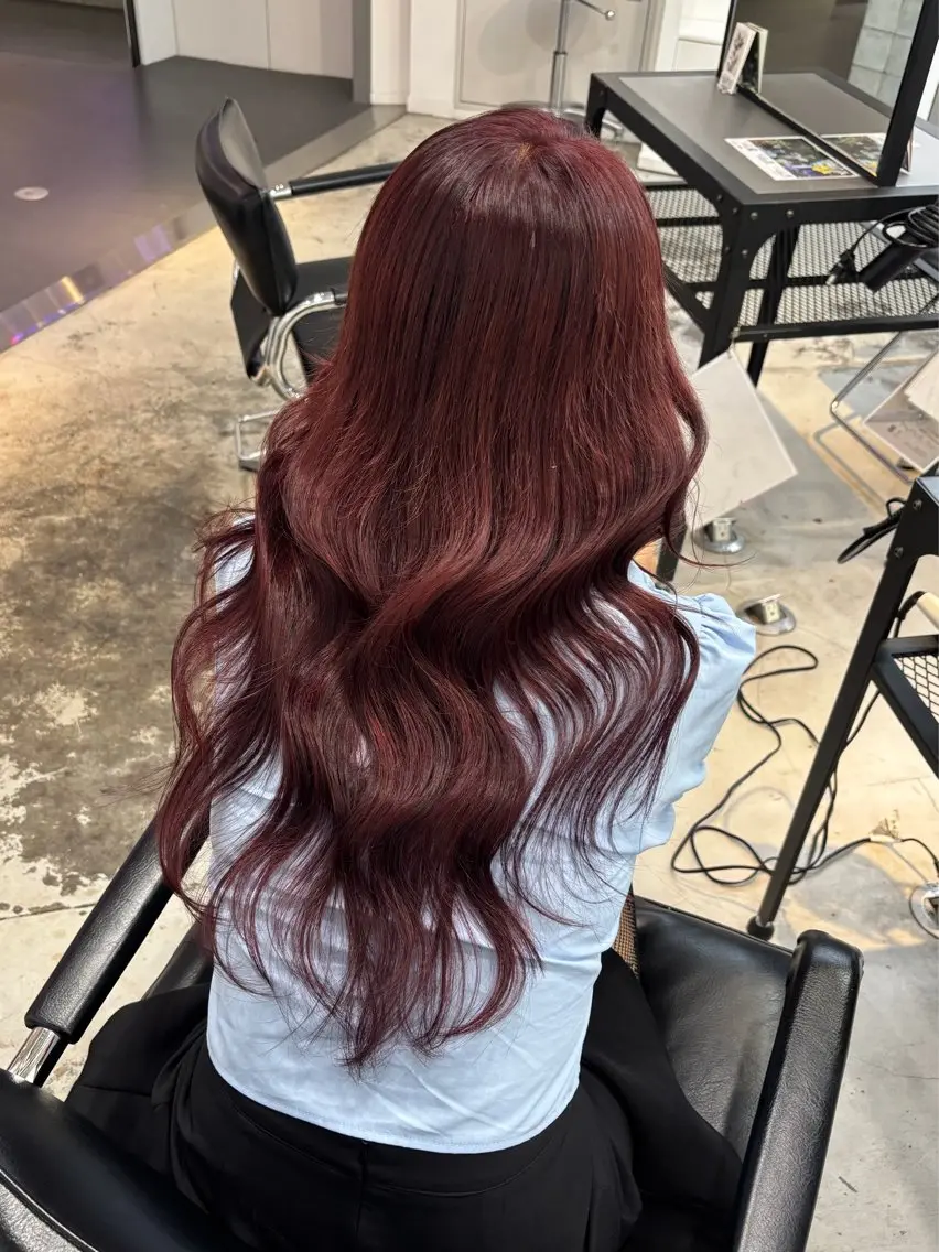 ロング 🇨🇳ハイトーン ワンホン🇰🇷ななのヘアスタイル