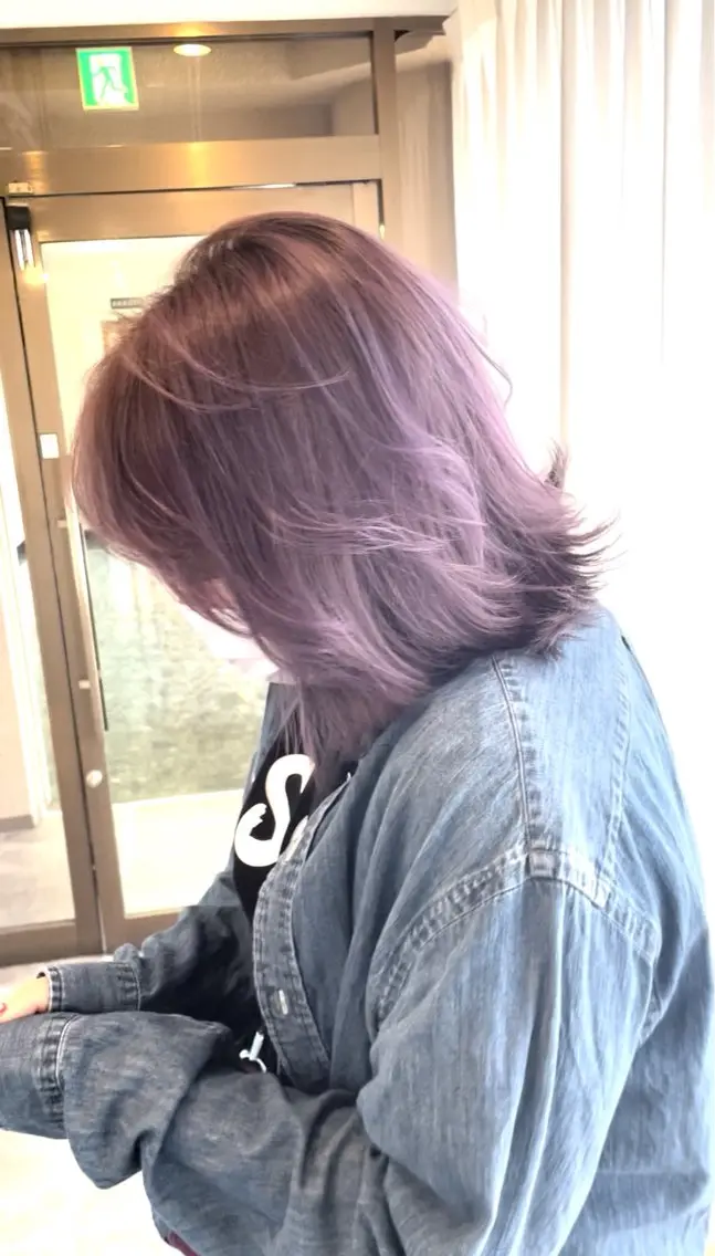 ミディアム カラー ヘアカラー Cecil hair なんば店のヘアスタイル