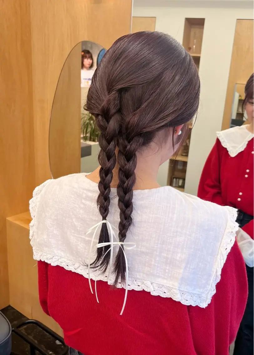 【🎀ご新規様限定クーポン🎀】カット+シングルカラー+バイカルテ2stepトリートメント🥣の写真
