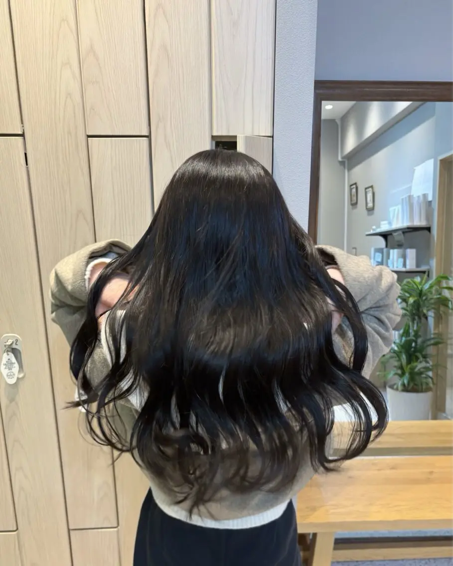 ロング ヘアカラー セト ナツミのヘアスタイル