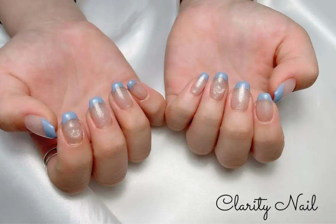 ネイル フレンチネイル ハンドネイル Clarity Nailのネイルデザイン