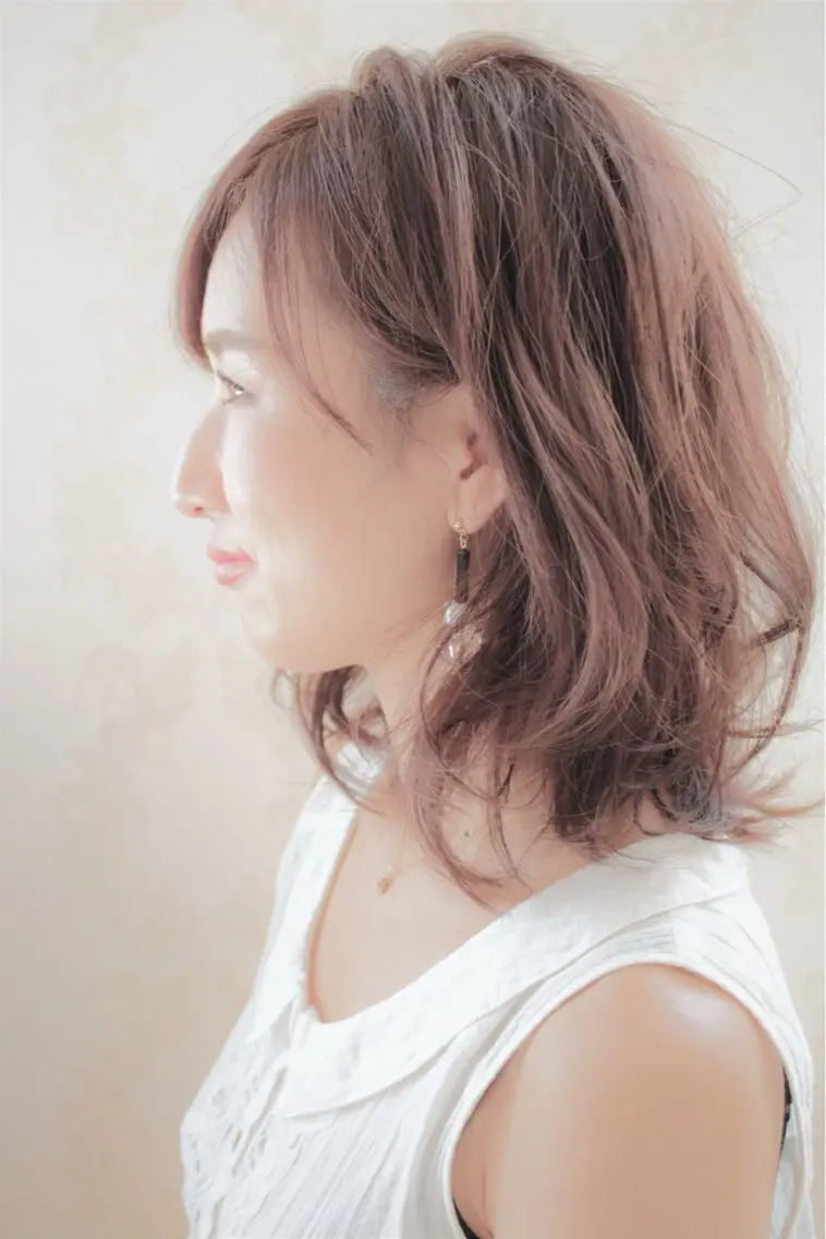 セミロング HANA Hair Produceのヘアスタイル
