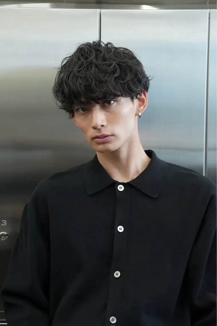 パーマ メンズ メンズパーマ 赤川 隼都のヘアスタイル