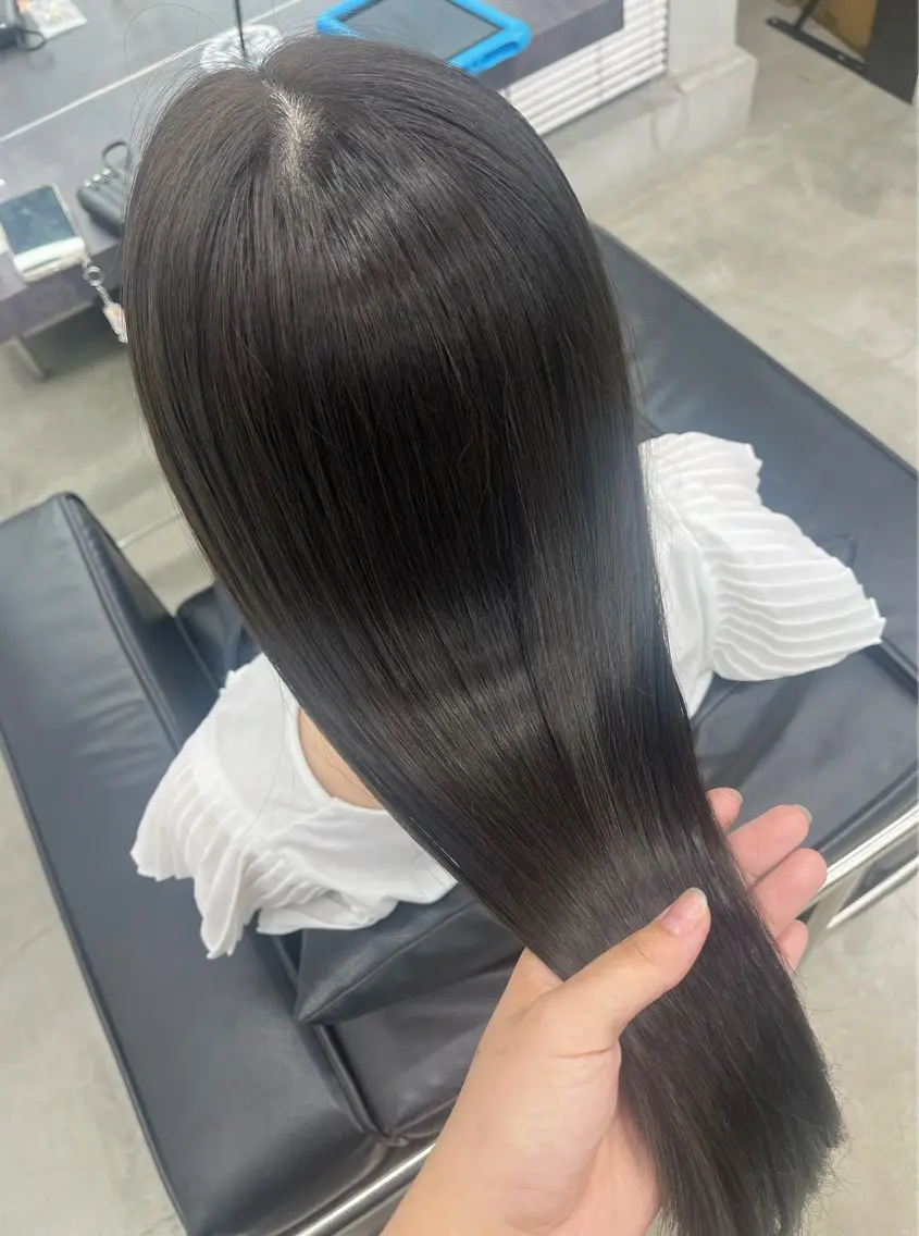 【うる艶髪へ💐】ダメージ減カラー+5stepトリートメント✨の写真