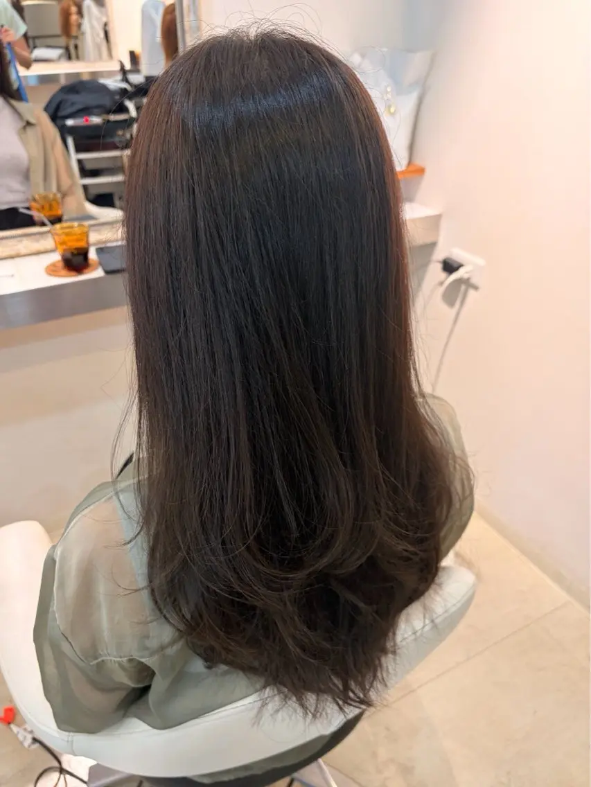 セミロング カット ヘアカラー トリートメント hair bonitaのヘアスタイル