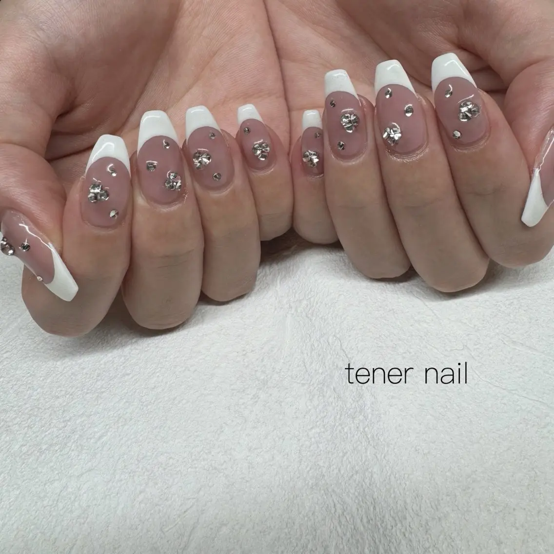 ネイル フレンチネイル ハンドネイル テネルネイル tener nailのネイルデザイン