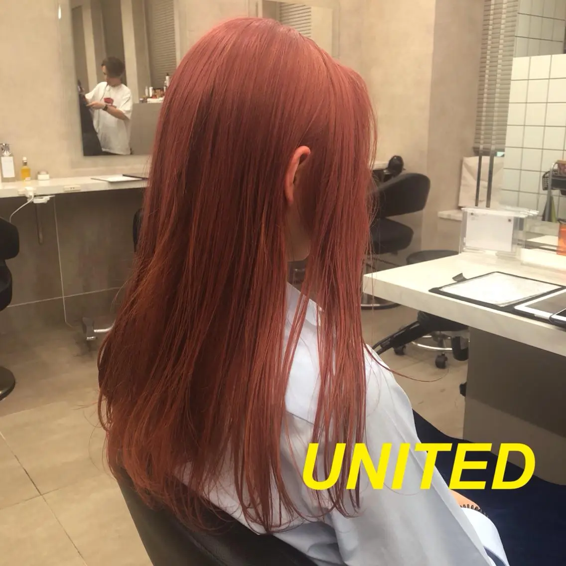 セミロング カラー ピンクカラー 🤎カラー比率90% 🤍TAKAYAのヘアスタイル