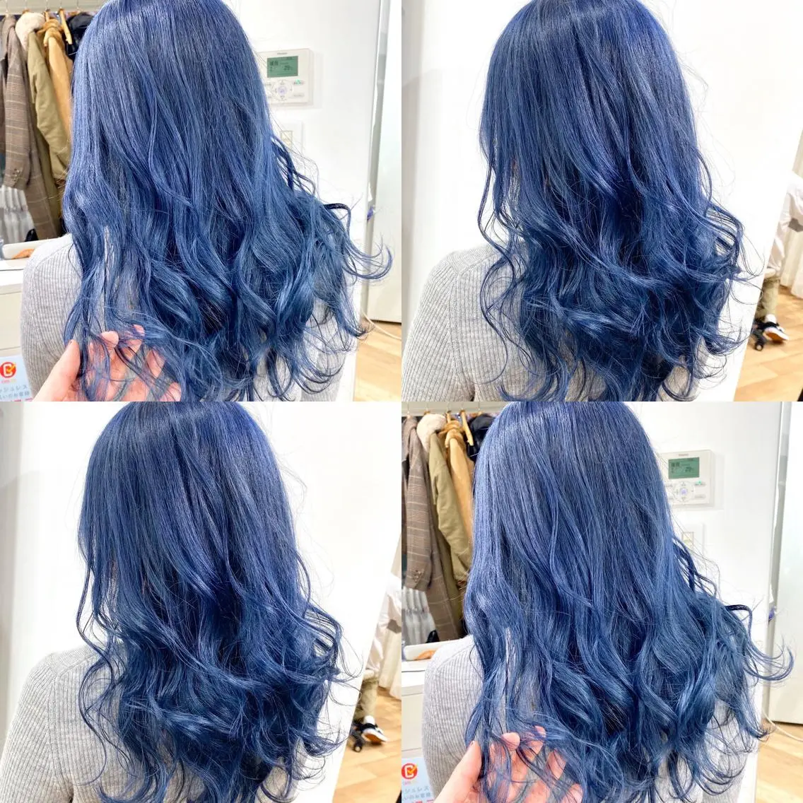 セミロング カラー 🌙HIZUKI🌙 ハイトーン 艶髪のヘアスタイル