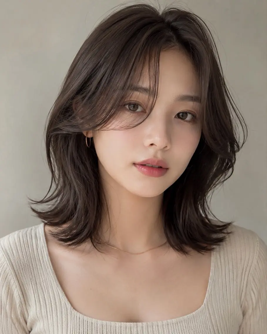 ミディアム 🩶Nemoto Saki🩶のヘアスタイル