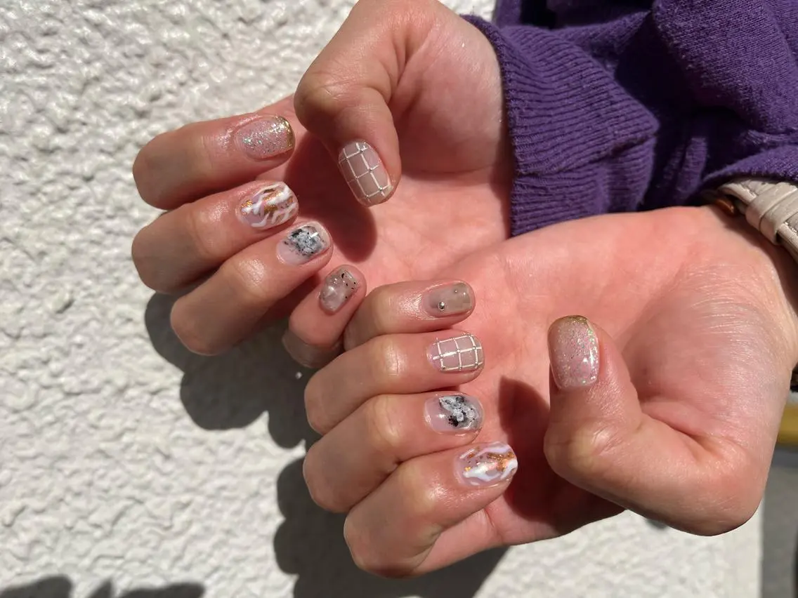 ネイル ハンドネイル フットネイル Nailsalon Fave/Rinaのネイルデザイン
