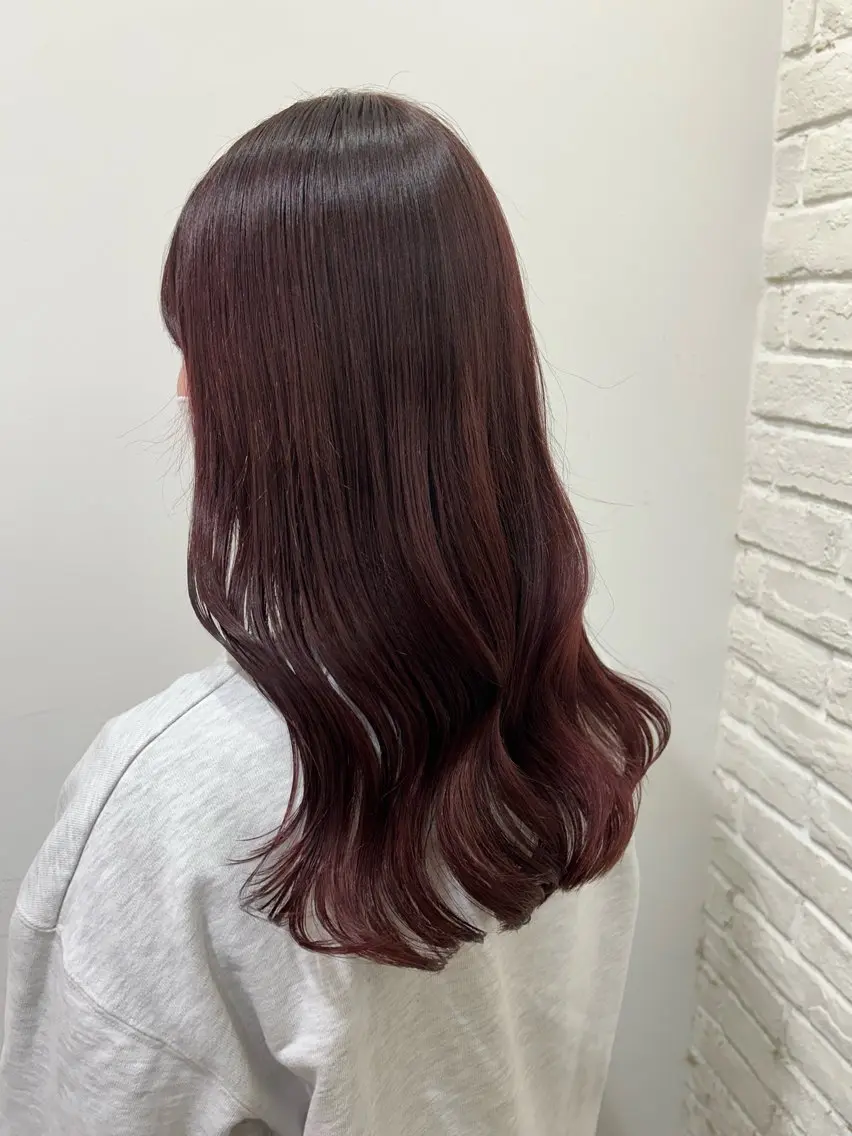 カラー ピンクカラー バイオレットカラー カット ヘアカラー merc.🕊大西‎ 香瑚のヘアスタイル