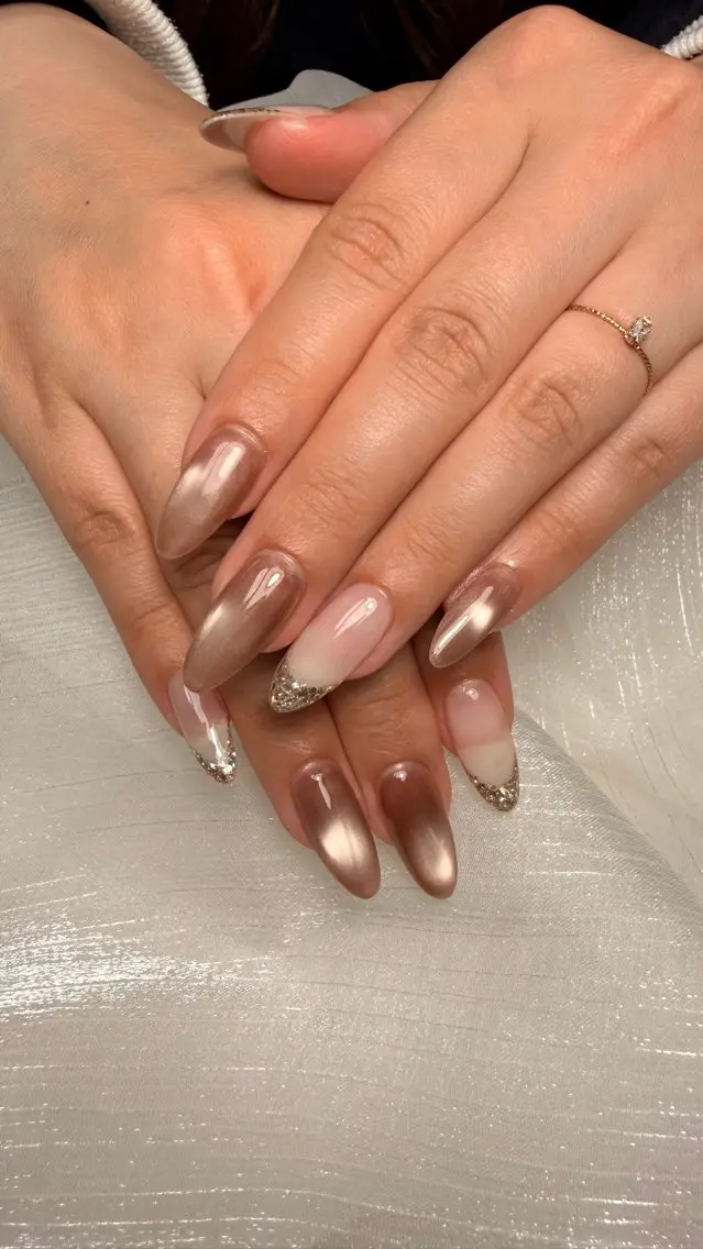 ネイル フレンチネイル ハンドネイル calm nailのネイルデザイン