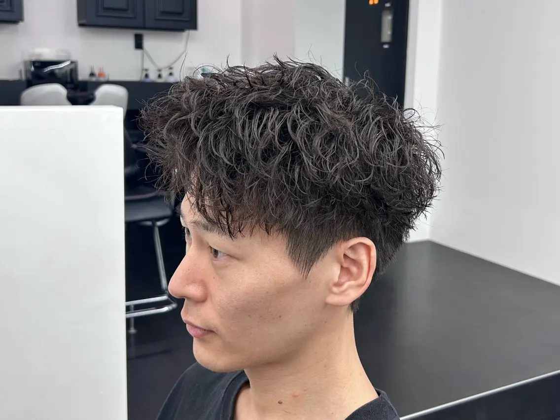 パーマ メンズ カット パーマ メンズ特化🔥パーマ /カラー¥5060~のヘアスタイル