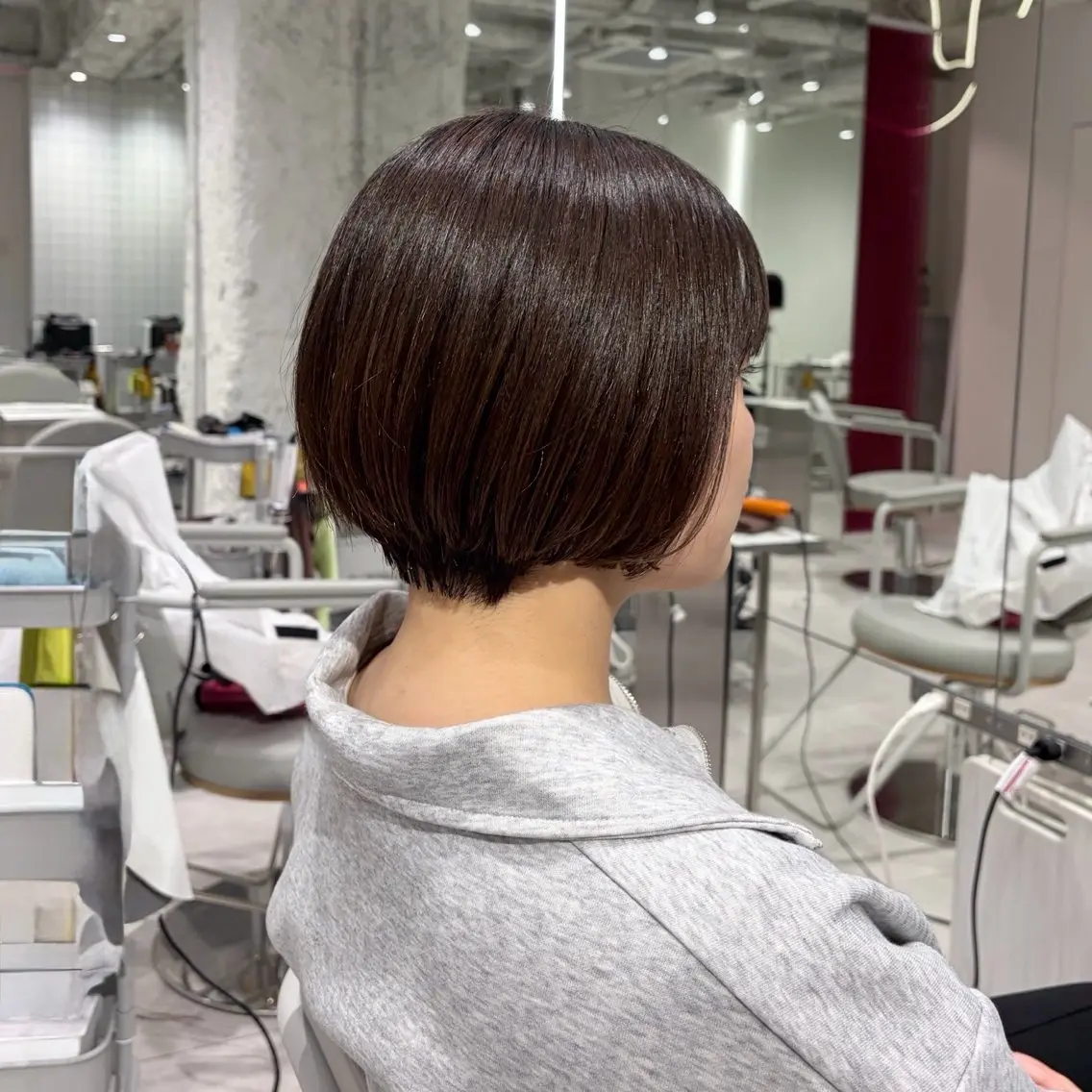 ショート ショートヘア レイヤー♡ショート 石川優奈のヘアスタイル