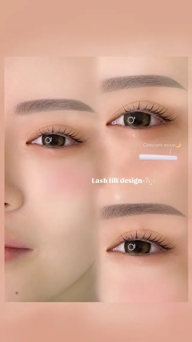 【23,24日クーポン🎀】まつ毛パーマorパリジェンヌ✨デザイン豊富🪄お仕上げコーティング付き🧚🏼‍♀️の写真
