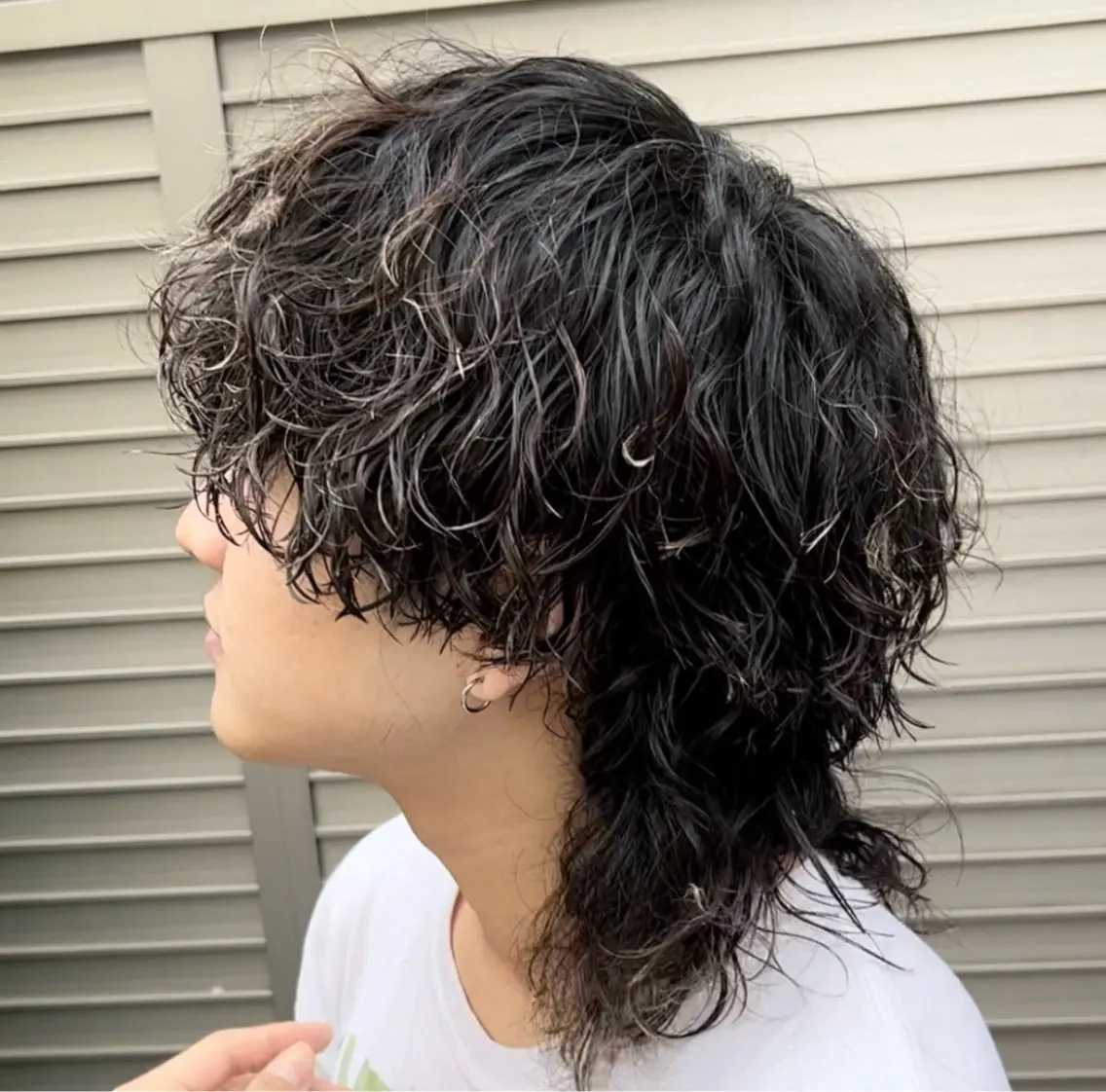 パーマ メンズ 小泉 愛空のヘアスタイル