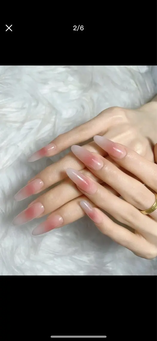 ネイル アートネイル チークネイル 長さ出し フレンチネイル ジェルネイル ハンドネイル 🦋new Nail🦋ニノのネイルデザイン