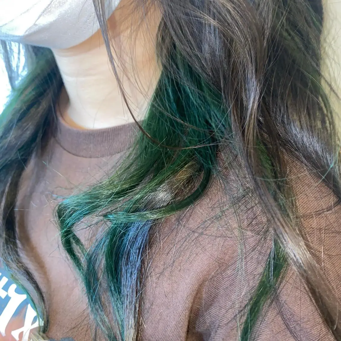 ロング カラー ヘアアレンジ TJ天気予報5mm 森　瑞希のヘアスタイル