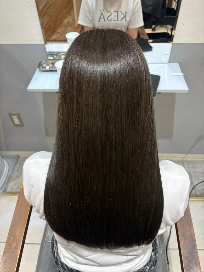 ロング ヘアカラー GiseL六本松/ sawaのヘアスタイル