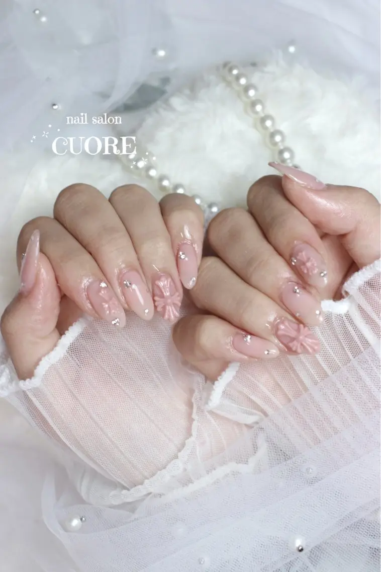 ネイル ピンク ハンドネイル nail salon CUOREのネイルデザイン