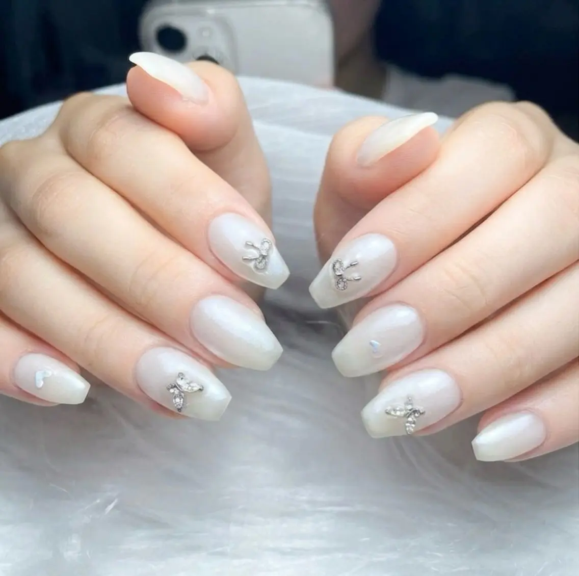 ネイル キラキラネイル ストーンネイル Michan Nailのネイルデザイン