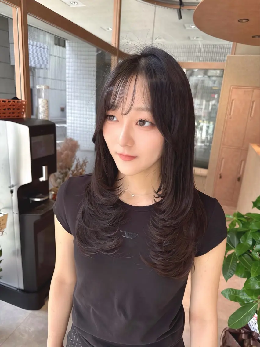カット ヘアカラー トリートメント 💎レイヤーカット× 髪質改善💎後藤陸のヘアスタイル