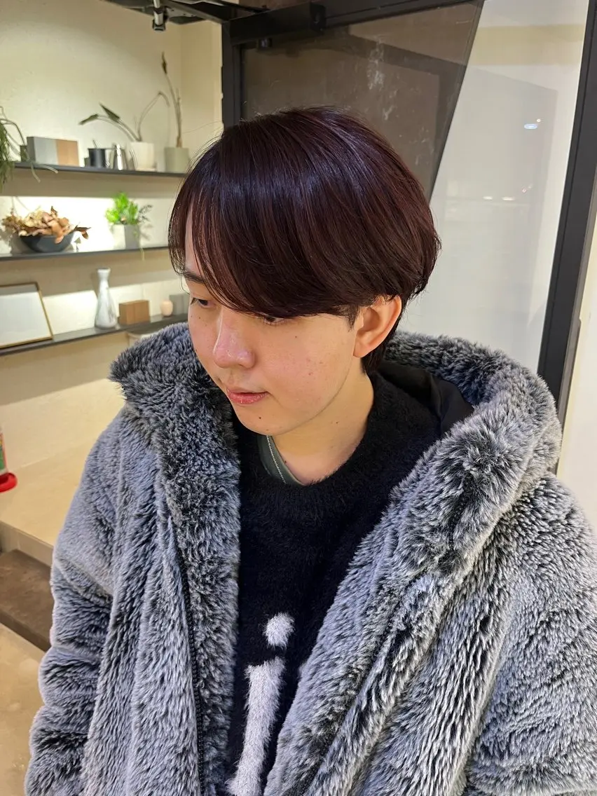 ショート カラー メンズ いぶ /札幌美容師のヘアスタイル