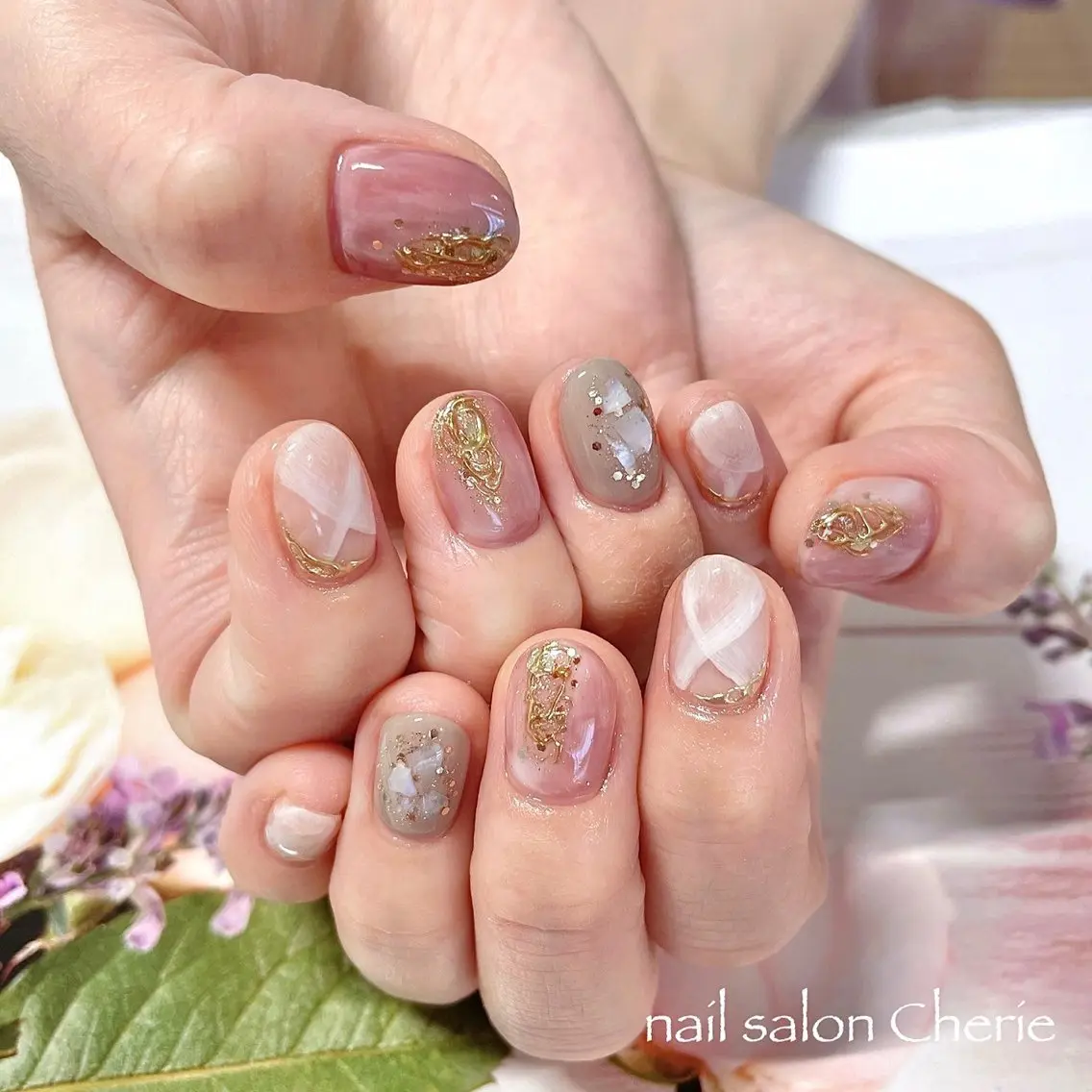 ネイル ハンドネイル nail salon Cherieのネイルデザイン