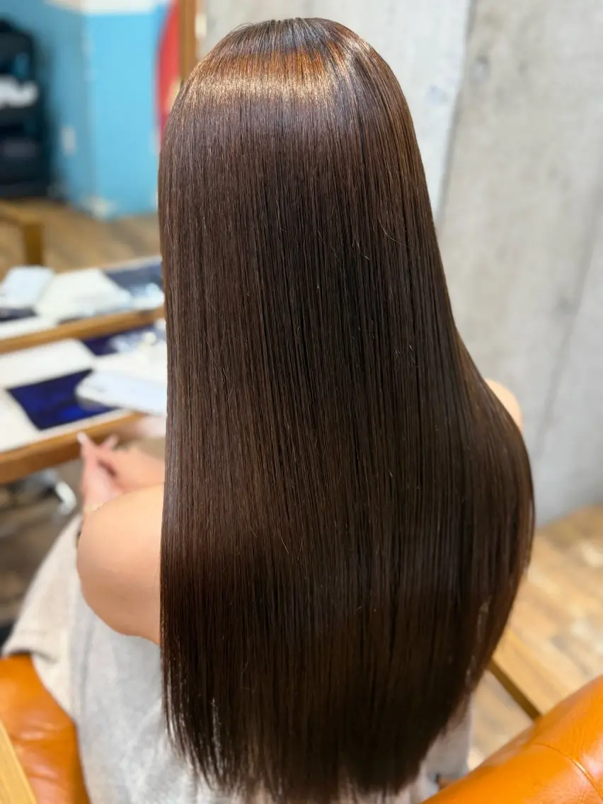ロング カラー カット ヘアカラー 縮毛矯正 トリートメント 🎨デザイン🥇 美髪・艶髪 日暮千敬のヘアスタイル