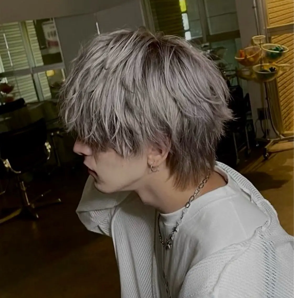 カラー メンズ 佐々木 哲太のヘアスタイル