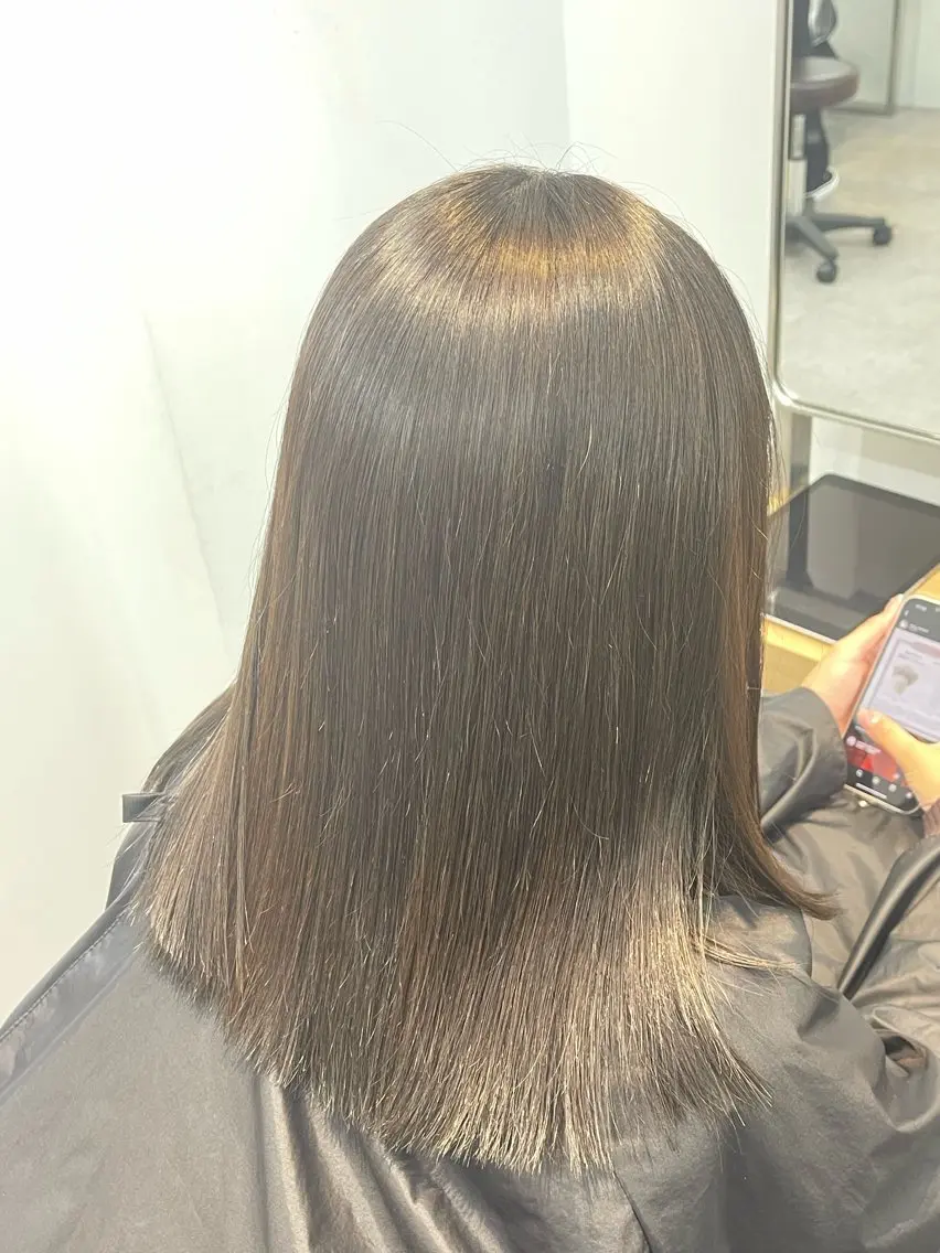セミロング カラー 綱島/髪質改善 /艶髪/ルキヤ‎‎のヘアスタイル