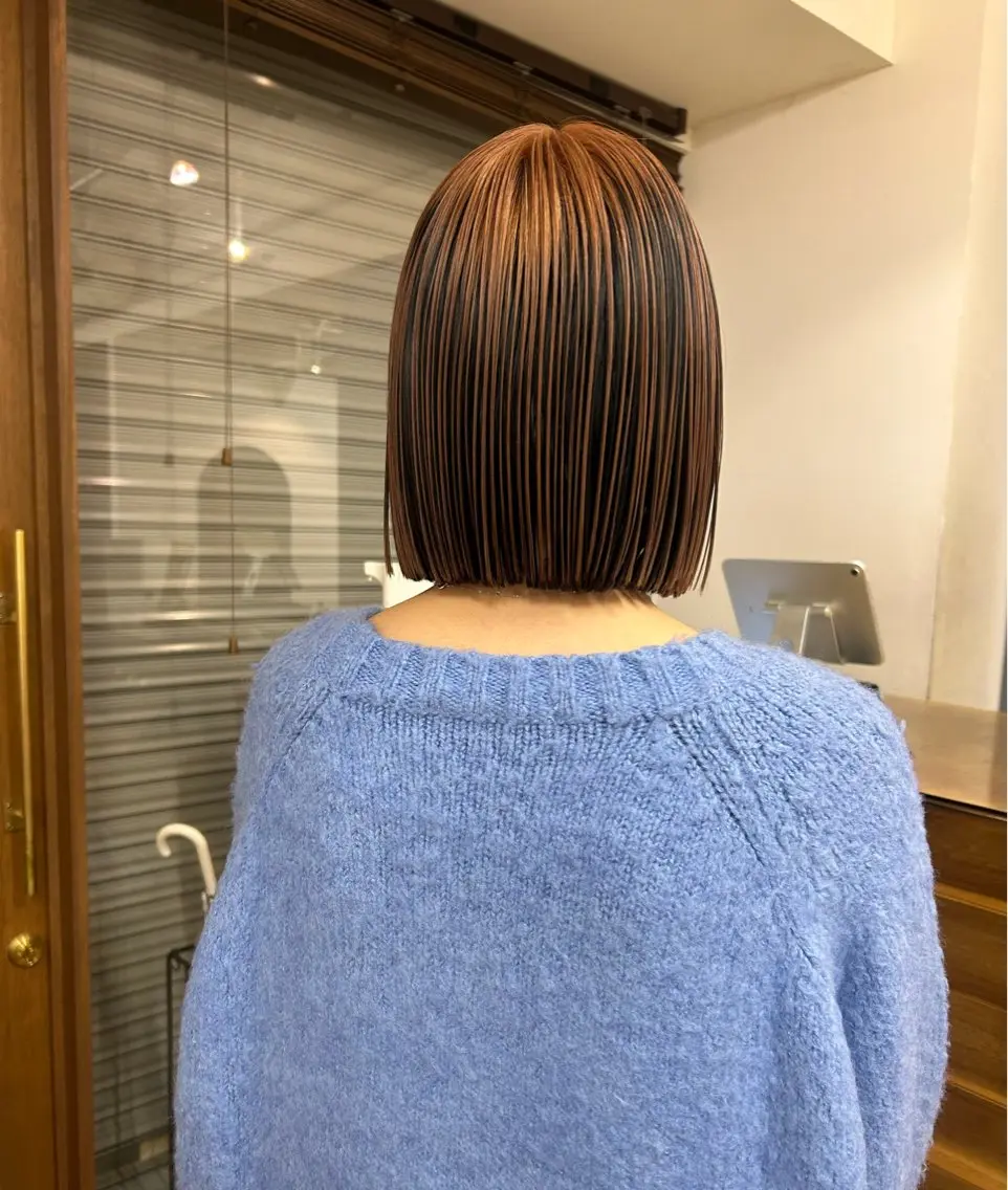 ショート カラー ヘアカラー 大阪デザインカラー/ カットモデル募集中のヘアスタイル