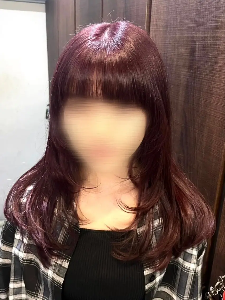 ロング カラー カット ヘアカラー トリートメント 多系統似合わせ/ tsuburaのヘアスタイル