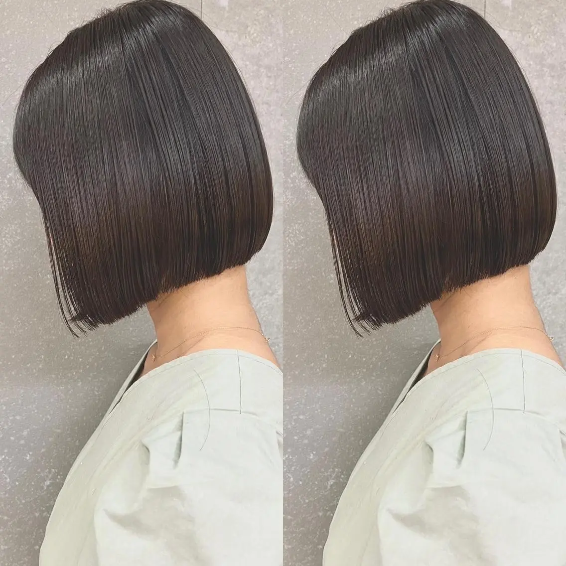 ショート カラー ブリーチ 透明感カラー ボブ ショートヘア 小顔カット 縮毛矯正×艶髪カラー 髪質改善/三ツ木のヘアスタイル