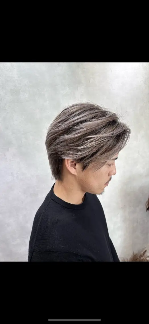 カラー メンズ メンズバレイヤージュ バレイヤージュ ROSEL末吉 海渡のヘアスタイル