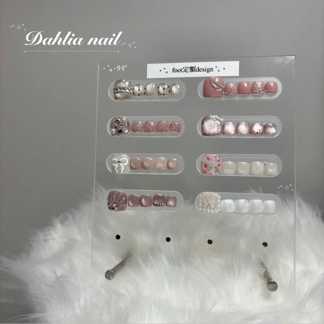 ネイル フットネイル Dahlia ┊︎ririkaのネイルデザイン