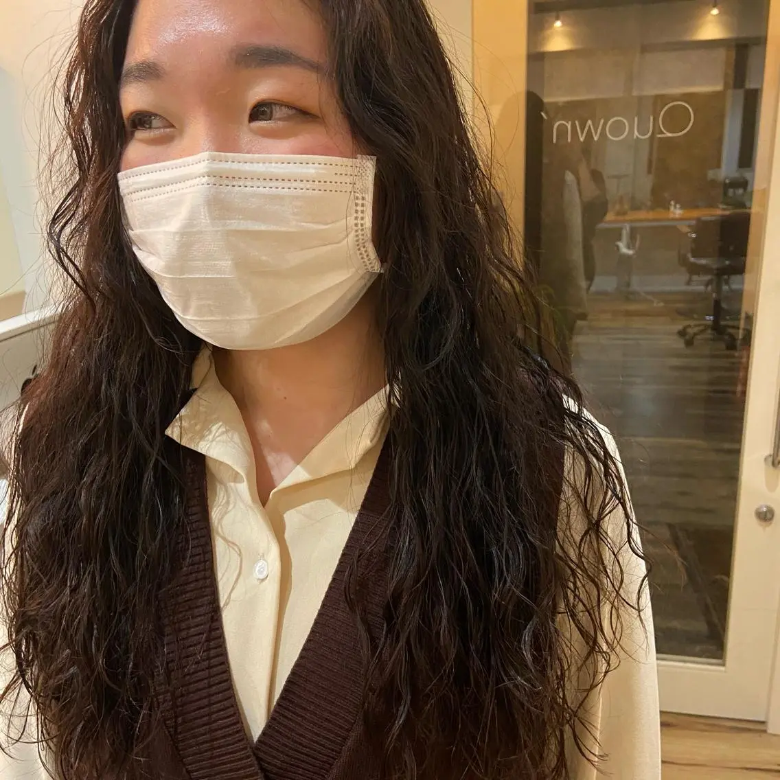 ロング パーマ SALTWATER AYARIのヘアスタイル