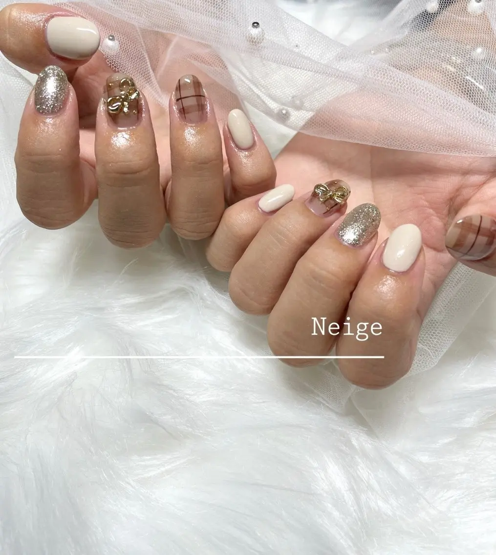 ネイル Neige‪𓂃ai ＊梅津 / 松尾のネイルデザイン