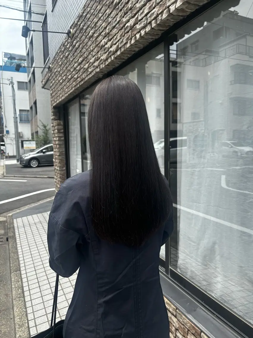 ロング カラー 透明感カラー ヘアカラー 🍒サクラ🍒 /透明感カラー/艶髪のヘアスタイル