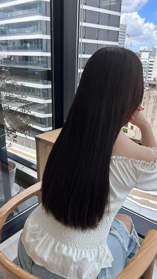 💎ミニモ限定💎 『艶々サラサラにしたい方必見✨️』カット＋縮毛矯正🫶🏻💞の写真