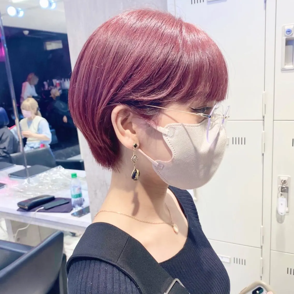 ミディアム カラー ヘアアレンジ メンズ キッズ ヘアカラー トリートメント ヘアセット お悩み解決美容師 💐AMIのヘアスタイル