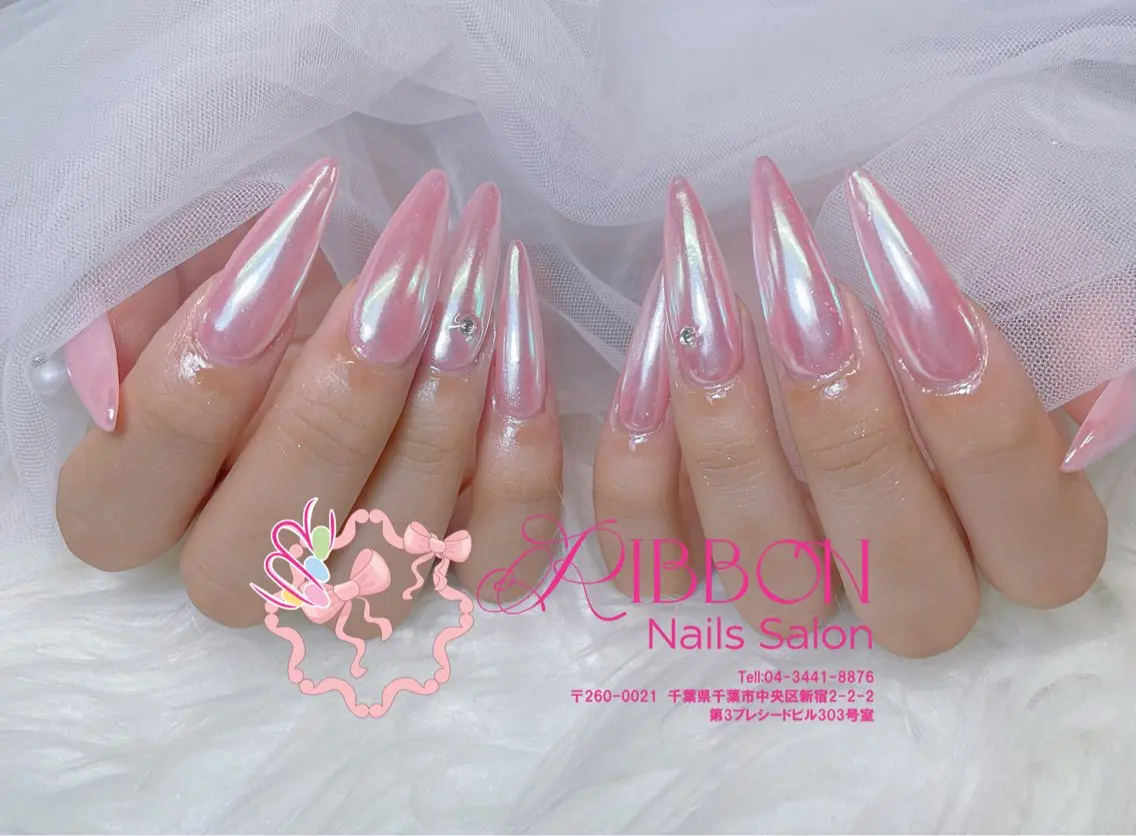 ネイル フットネイル フレンチネイル ジェルネイル マグネットネイル 持ち込み ハンドネイル Ribbonnail salonのネイルデザイン