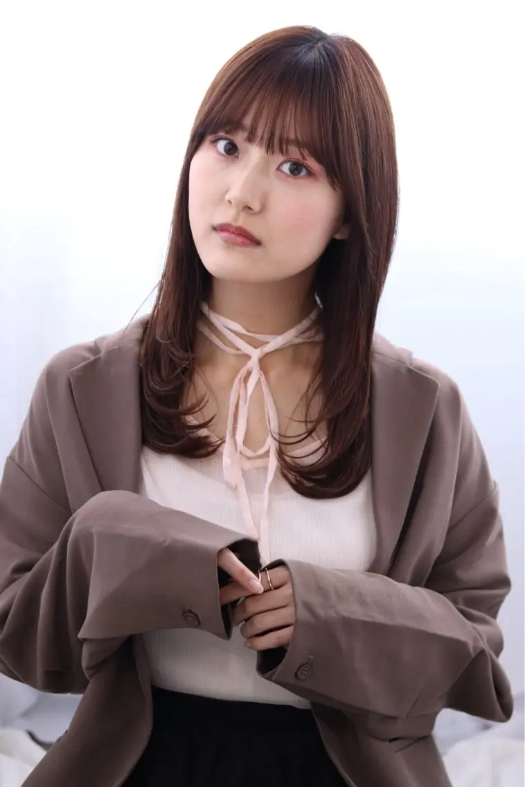 ロング ミディアム ✂️林　菜々美のヘアスタイル